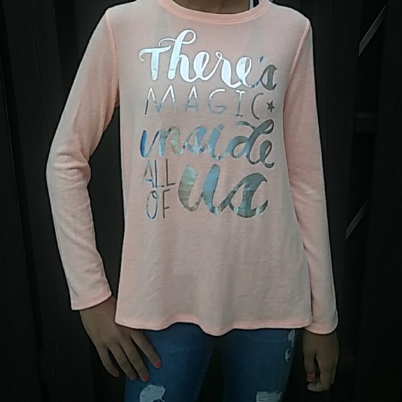 New Long sleeve shirt with tag. Large (10/12) - Picture 3 of 4